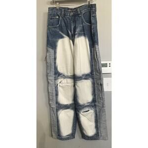 Noiz Denim Jeans Baggy 90s Skater‎ Hip Hop Vintage Mens Size 30x32